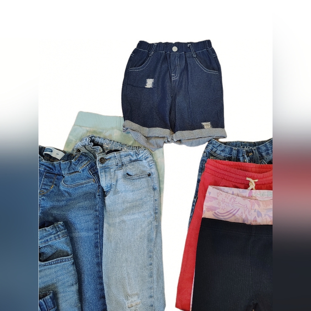 Girls Size 6/7 Clothing Lot – Jeans, Leggings - Picture 5 of 14